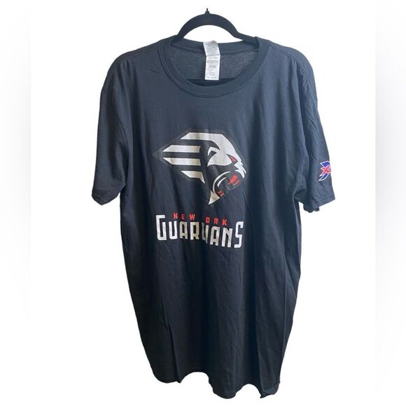 NEW Gildan Unisex Blue Short Sleeve New York Guardians XFL Football - Size XL - Picture 5 of 6